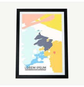 Surfer off to catch the last waves in Costa Rica Canvas Print