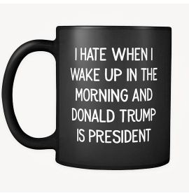  Morning And Donald Trump Is President Mug - Black