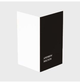 Minimalist Simple Elegant Black White Consultant Business Card