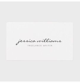 Minimalist Modern Professional Square II Square Business Card