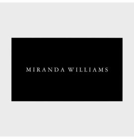 Minimalist Professional Elegant Black Business Card