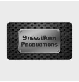 Perforated Metal Plate Business Card
