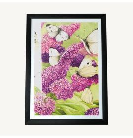 Butterfly Garden 8x10 Wrapped Canvas