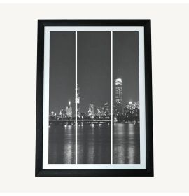 Boston Skyline Split Canvas Print