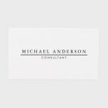Minimalist Elegant Business Card