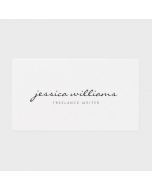 Minimalist Modern Professional Square II Square Business Card