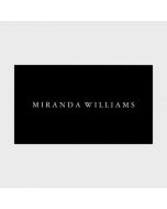Minimalist Professional Elegant Black Business Card