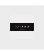 Professional Modern Black and White Striped Square Business Card