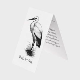 Doula Services Stork Business Cards