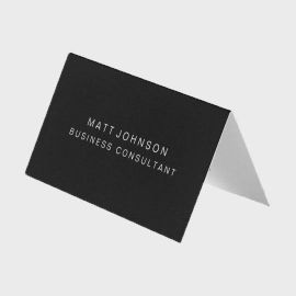 Professional Elegant Folded Business Card
