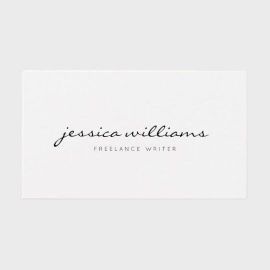 Minimalist Modern Professional Square II Square Business Card