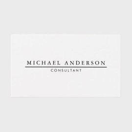 Minimalist Elegant Business Card