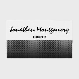 Perforated Metal Professional Business Cards