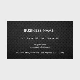 Elegant & Modern Black and Gold Professional Business Card